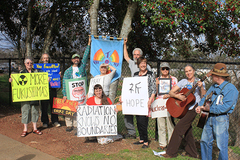 Fukushima at 5 observance in Athens, Georgia, March 12, 2016