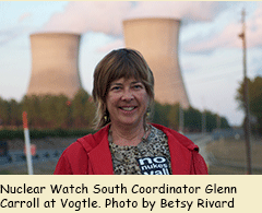Nuclear Watch South Coordinator Glenn Carroll at Vogtle