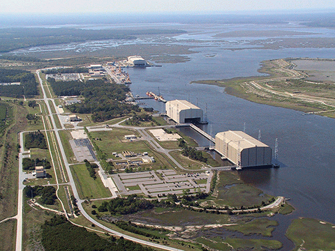 Kings Bay Trident nuclear submarine base, St. Marys, GA