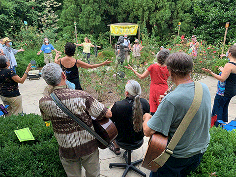 2021 Seeds of Peace Nagasaki Observance was featured in a photo essay by Kelly Jordan in Saporta Report