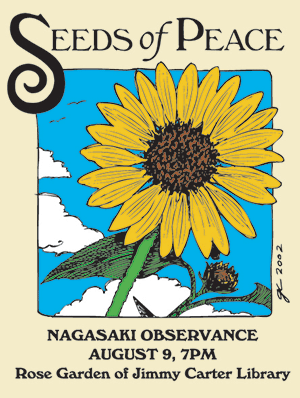 Nuclear Watch South hosts the Seeds of Peace Nagasaki observance every year on August 9