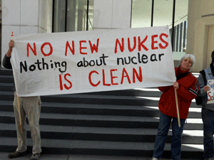 Nuclear Watch South is taking nuclear opposition to the streets and communities!