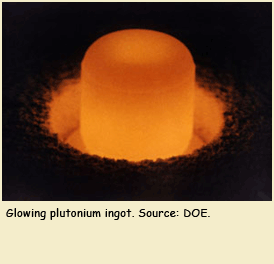 Plutonium manufacture at SRS generated millions of gallons of highly radioactive waste which is stored underground in 50 year old tanks that are beginning to leak.